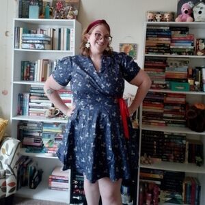 Unique Vintage Scottie Dog Christmas Dress